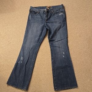Abercrombie & Fitch Dark Blue Flare Jeans